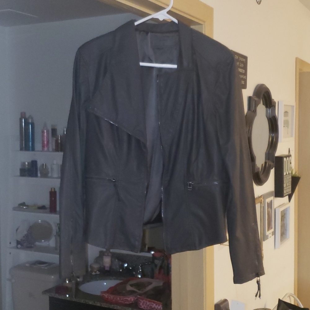 Blank NYC Faux Leather Bomber